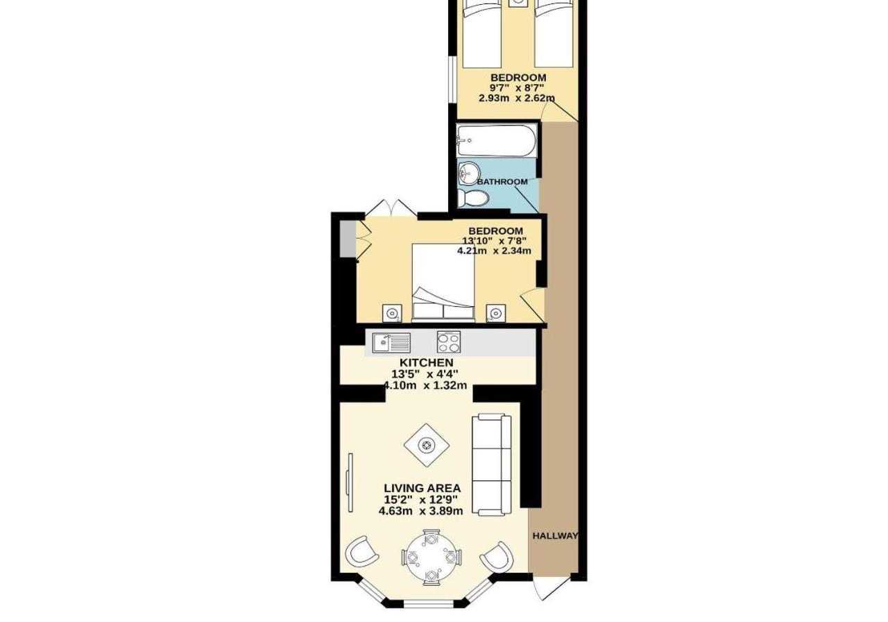 Queens Apartment - By My Getaways - Free Parking For One Car Brighton Eksteriør bilde